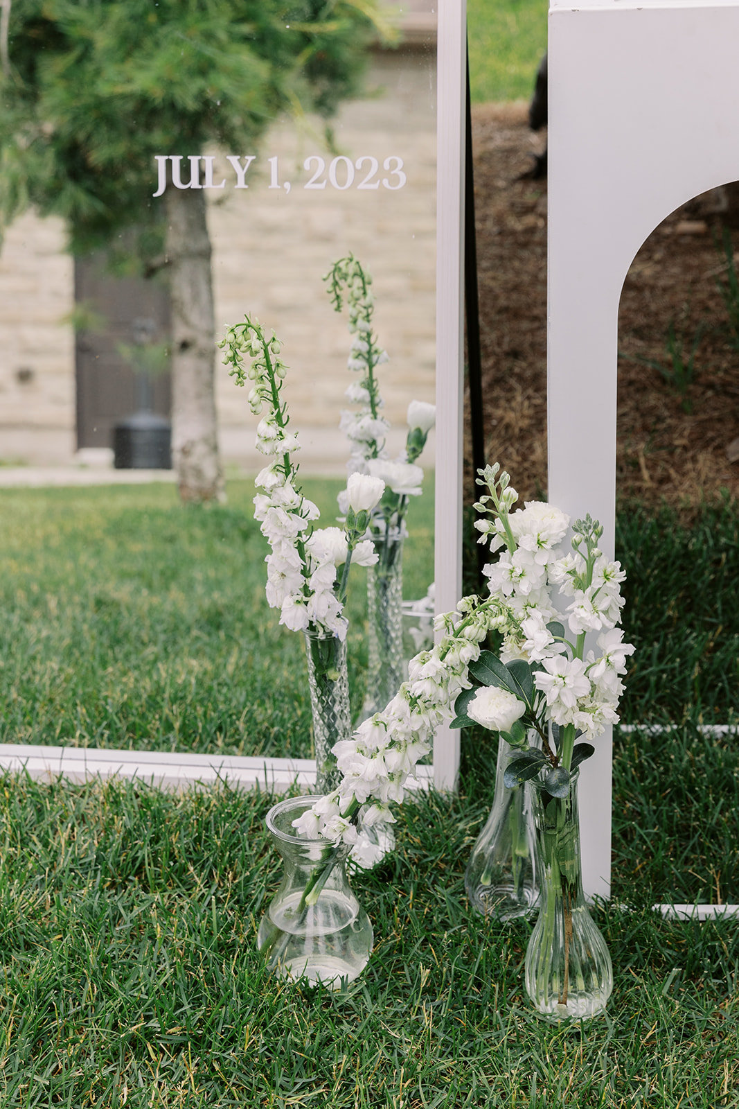 Floral arrangement detail
